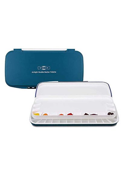 Mijello Airtight Double Decker Suluboya Paleti 30 Godeli