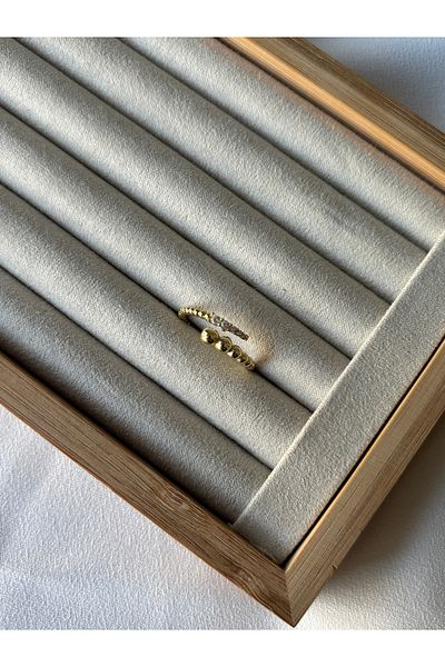 ringbox Gold Heeled Stone Ring