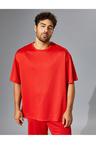 Koton Men's Clothing T-Shirt 3wam10036nk Red Red
