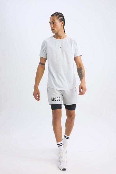 DeFacto Noul sezon DeFactoFit Pantaloni scurți de sport slim fit, cu fermoar, cu buzunar pentru telefon