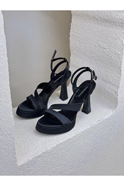 NUR KARACA 24Y904 - Pantofi de damă cu toc cu platformă de 11 cm