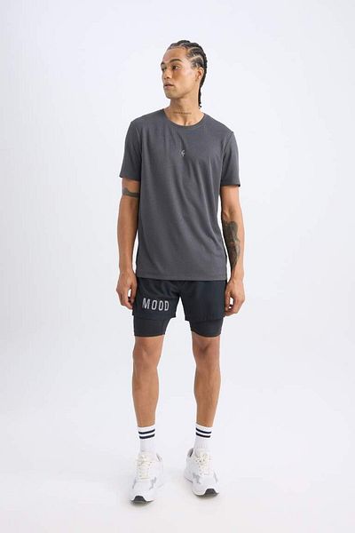 DeFacto Νέα σεζόν DeFactoFit Slim Fit Αθλητικό κολάν με τσέπη τηλεφώνου με φερμουάρ
