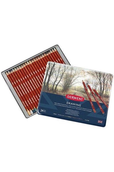 Derwent Drawing 24'lü Yağlı Çizim Kalemi / 0700671