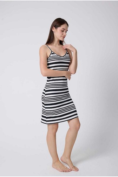 MY Wooft Rochie de vară cu model dungi
