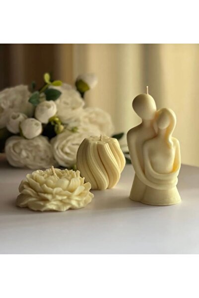 mislinapearls 3 lü sevgililer günü hediyesi pinterest  mum set