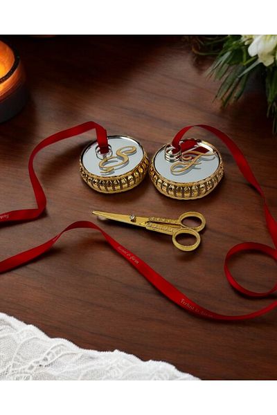 CyzHome Neve Mirrored Risen and Promise Scissors Set