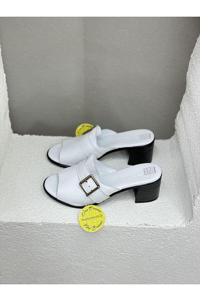 Mammamia D24YT-2360 PAPUCI CU CATARAMĂ PIELE VERABILĂ 6CM TOC FEMEI