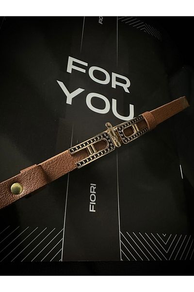 Fiori Ρυθμιζόμενη ζώνη γυναικείου παντελονιού με λεπτή πόρπη, ζώνη παλτό, ζώνη φορέματος, ζώνη πουκάμισου