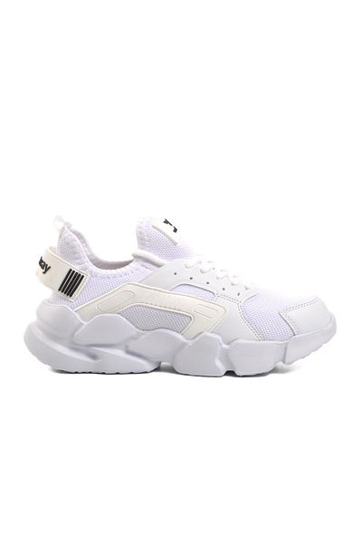 WALKWAY Αθλητικά παπούτσια Hura White Mesh ελαφριά Unisex