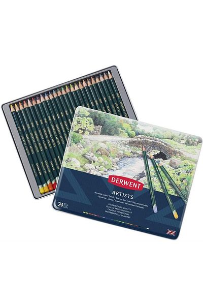 Derwent 24 Colors Kuruboya Set - Artists