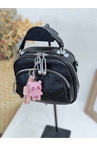 Matthew Cox 1030 Model Cross Leather Women's Bag with Keychain and Gift