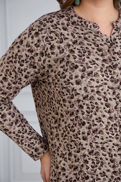 TUSSE Women's Soft Patterned Elegant Plus Size Cashmere Shirt Blouse
