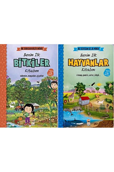 Sincap Kitap Ne Sorsan Bilir Bitki + Hayvan / 2 Kitap Set