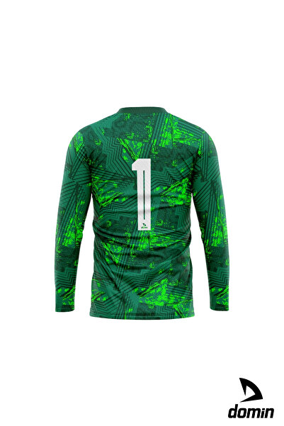 DOMİN SPOR Erkek Uzun Kol Kaleci Forması Maç Forması Futbol Forması Goalkeeper Jersey Gk Gk321525