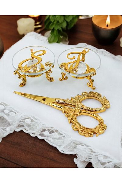 CyzHome Magia Glass Rises and Promise Scissors Set