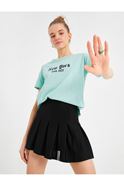 Koton Κοντομάνικο εμπριμέ μπλουζάκι