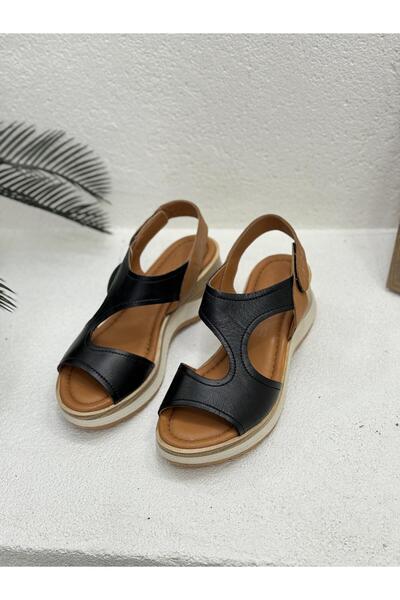 Venüs 2409901Y صندل نسائي من الجلد الطبيعي لتقويم العظام