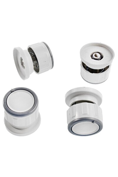 Supervac Ankastre Ocak & Fırın Beyaz Düğme Seti (4 Adet)