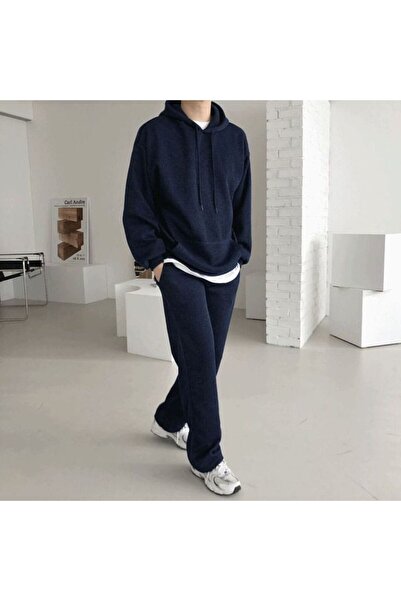 yg ydn giyim Pantaloni de sport unisex, albastru bleumarin, compacti cu picio...