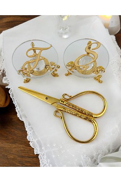 CyzHome Magia Glass Rises and Promise Scissors Set