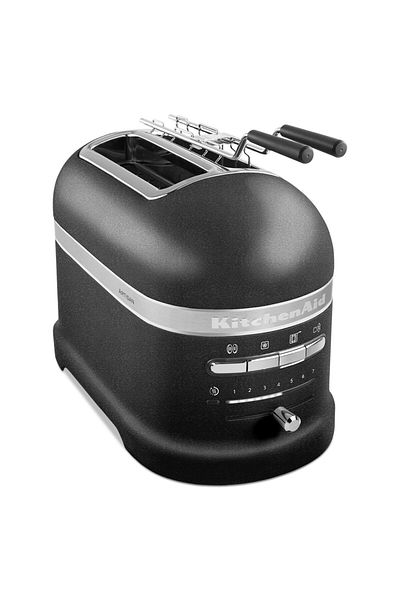 Kitchenaid Artisan 2 Slice Toaster 5Kmt2204 Cast Iron Black-Ebk
