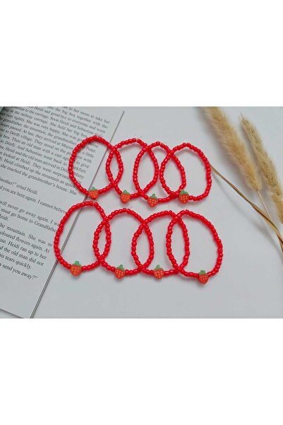 REN AKSESUAR Strawberry Bracelet Kindergarten, Nursery, Karne, Graduation, Or...