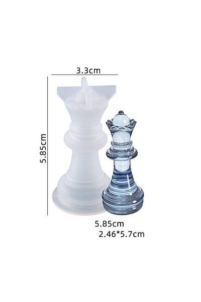 Generic قالب سيليكون على شكل شطرنج من الراتينج F-591