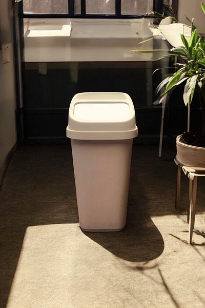 Şahane Pazar Coș de gunoi de lux cu capac dublu deschis 10 litri G646 FMA006464