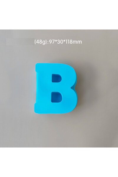 Generic Resin and soap silicone mold medium letter B