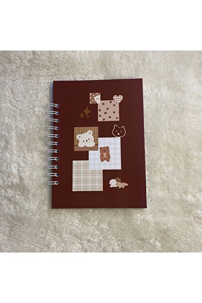 Nurmurs Ayıcıklı tatlı Çizgili Defter