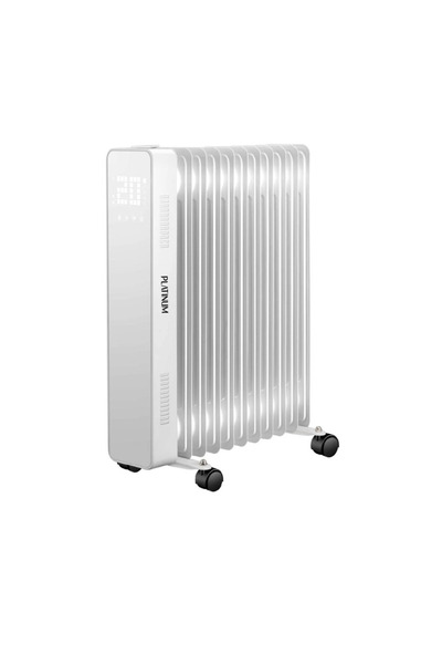 Platinum مدفأة زيت OH-1100، 11 ريشة، بشاشة رقمية أنيقة - 2500 واط لتدفئة مثال...