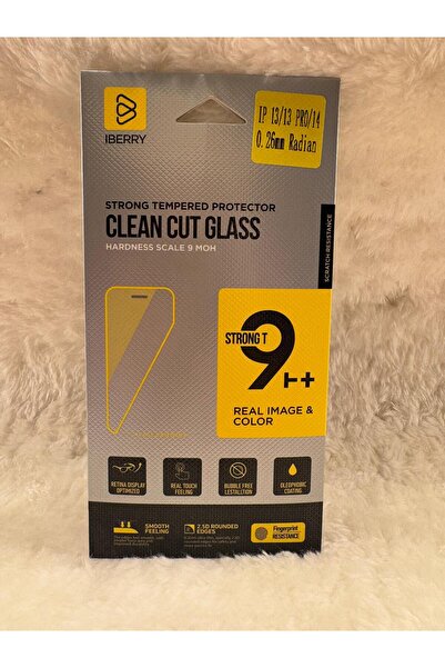 İBERRY CLEAN CUT GLASS 13/ 13 PRO VE 14 İLE UYUMLU EKRAN KORUYUCU