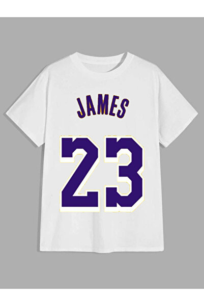 MAGORS LEBRON JAMES TRIUC PENTRU COPII CU MÂNECĂ SCURTĂ CU GÂRGĂ BUMBAC CU IM...