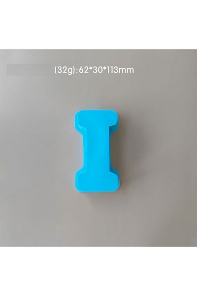 Generic قالب سيليكون راتنج وصابون متوسط الحجم حرف I