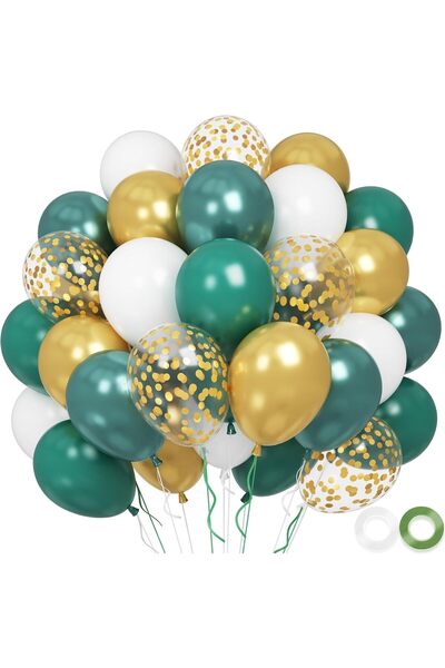 Home Zone 60 قطعة من بالونات اللاتكس لحفلات أعياد الميلاد مقاس 12 بوصة للأطفا...