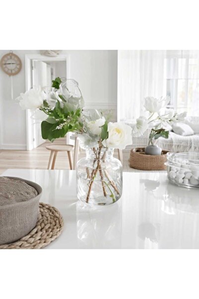 St Morritz İskandinav Tarzı Bohem Dekoratif Büyük Boy Cam Vazo  20 cm