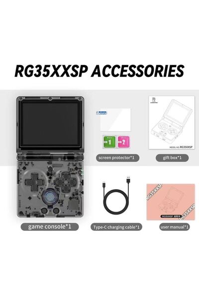 ANBERNIC RG 35XX SP Black incl 64GB (5421 Games)