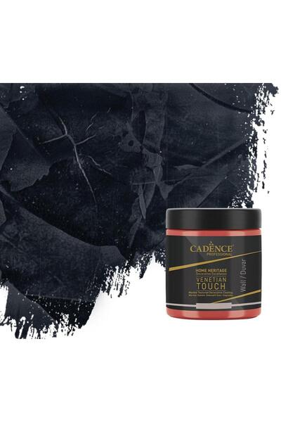 Cadence VENETIAN TOUCH MERMER DOKULU DEKORATİF SIVA / KAPLAMA VT-20 SİYAH 250ML