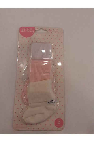 İdilbaby&Mamino Idilbaby&Mamino Baby 3-Pack Socks