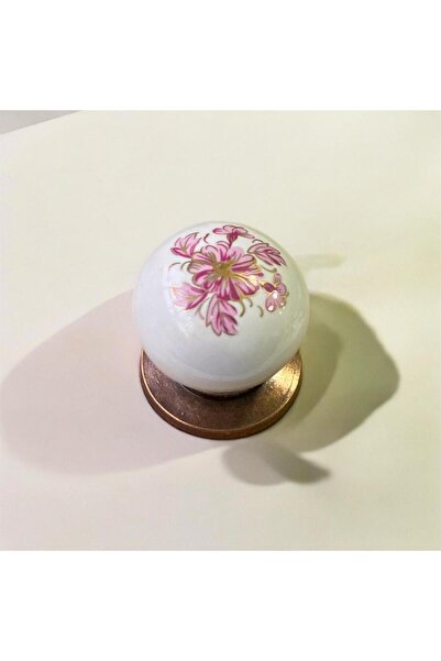 YAKUT AKSESUAR ( BAKIR )-Porselen Dolap Kulpu Çekmece Kulp Mutfak Banyo Mobil...