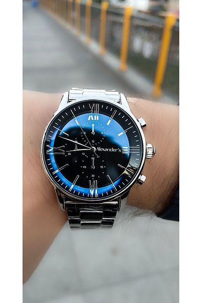 Alexanders Alexander's Steel Cord Men's Wrist Watch