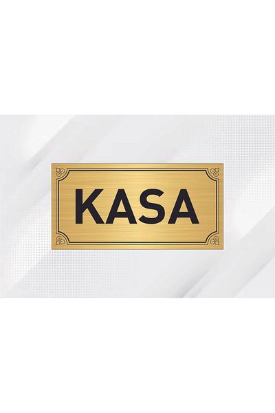 sıradışıhediyem 10cm X 20 cm Gold Metal Sheet with Safe Writing