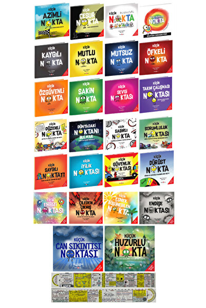 Alfa Yayınları Küçük Nokta Serisi 26 Kitap Set + Mat. Öğreten Cetvel