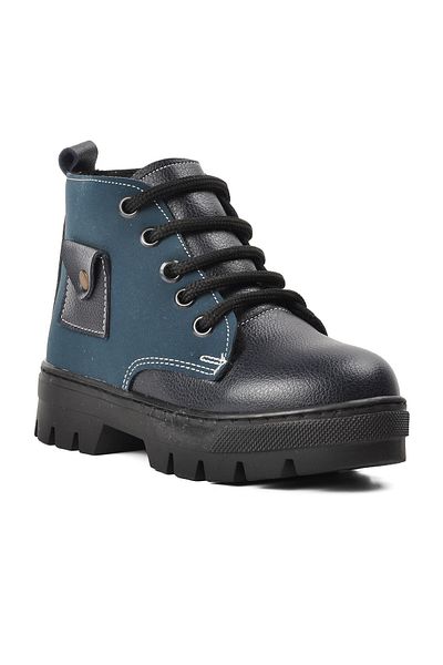 AYAKMOD Παιδικές μπότες Navy Blue-Oil