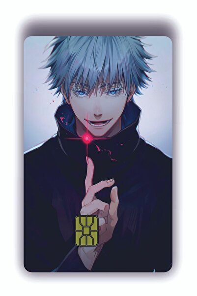 uzuntuning ملصق بطاقة الائتمان من Jujutsu Kaisen Gojo Satoru - ملصق بطاقة الب...