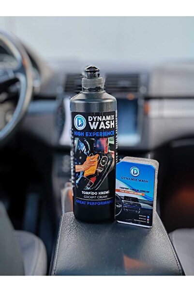 dynamix wash Torpido Bakım Kremi 500 ml Ve Hediye Sünger 2'li Set