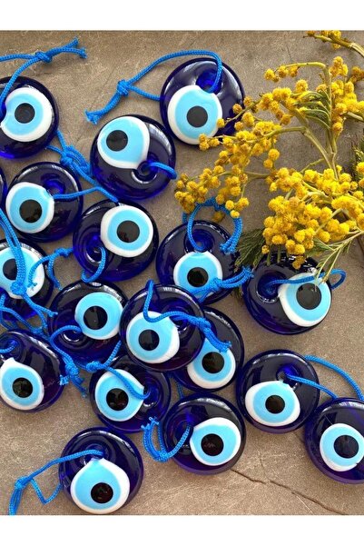 312 KONSEPT 40 τεμάχια 3 εκατοστών διάμετρος γυάλινες χάντρες με κορδόνι και ...