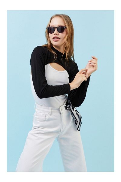 Sima BLACK Neck Collar Sleeve