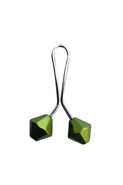 Royaleks 2 Pieces Hijab Scarf and Shawl Clip Green