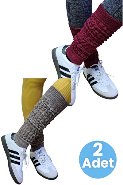 Trenderrs Жіночі чотири сезони без носочків трикотажні гетри, набір з 2 штук